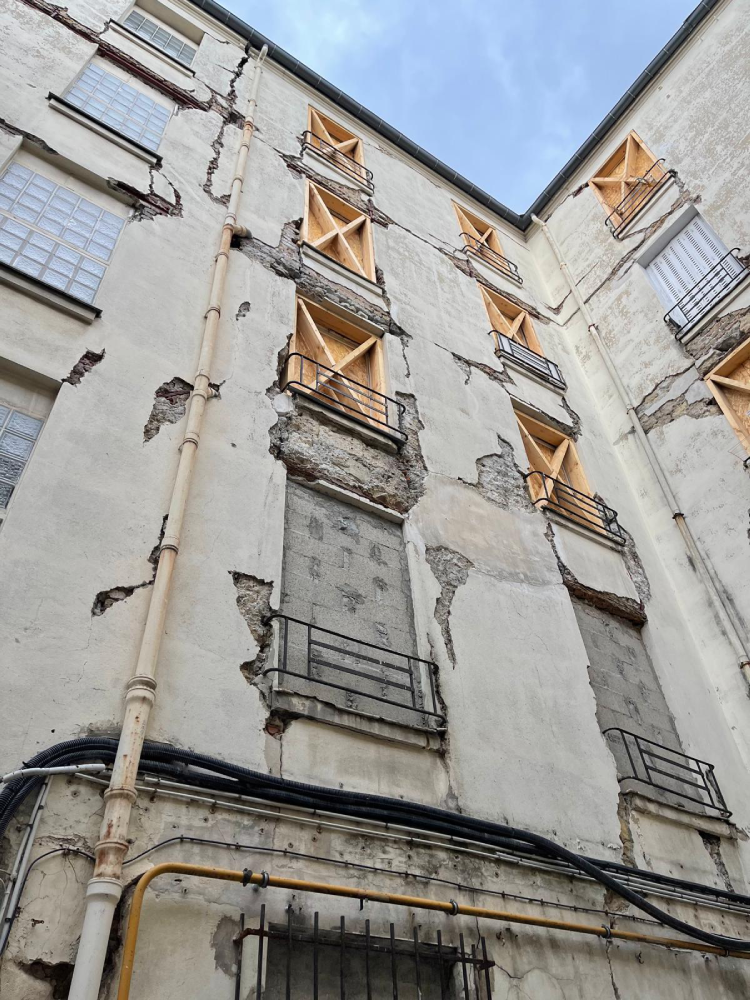 étaiement bâtiment