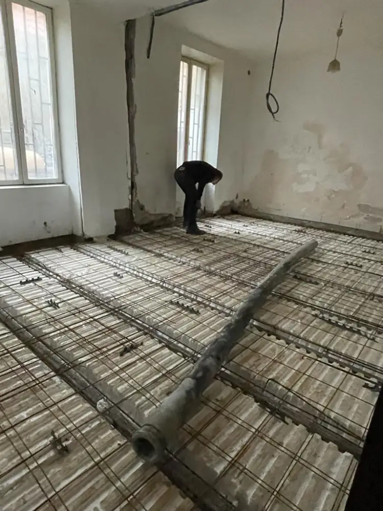 chantier renforcement structure
