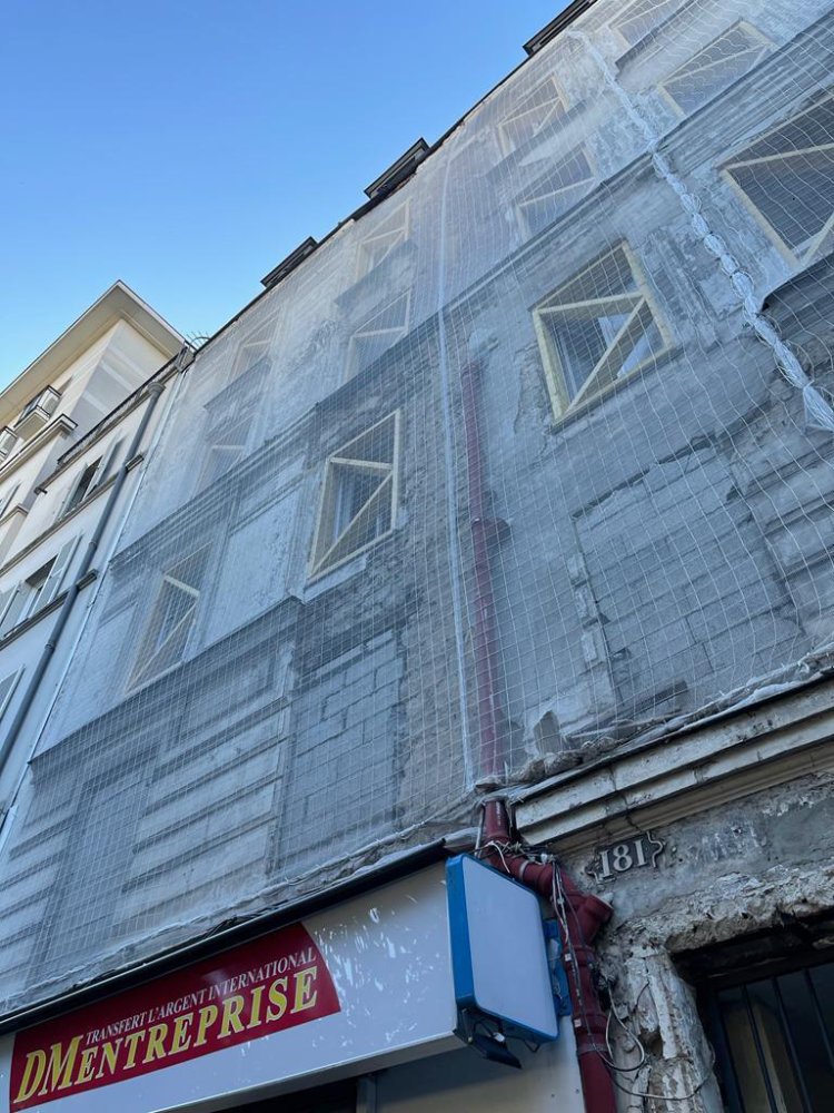 Étaiement provisoire _ Soutènement de façade ou de planchers